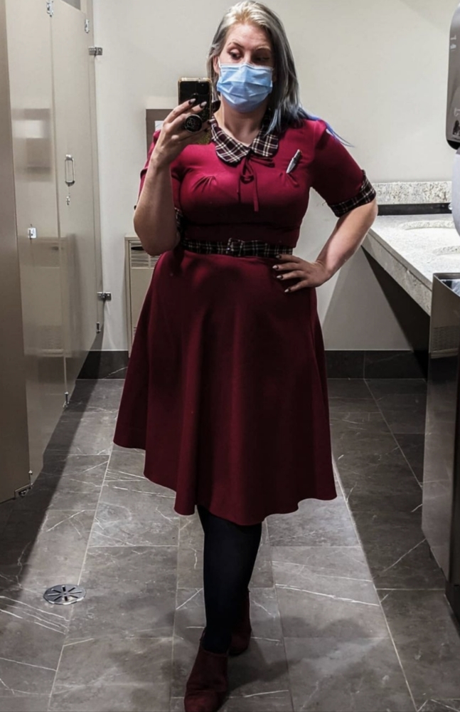 Miss Candyfloss Elle in raspberry.